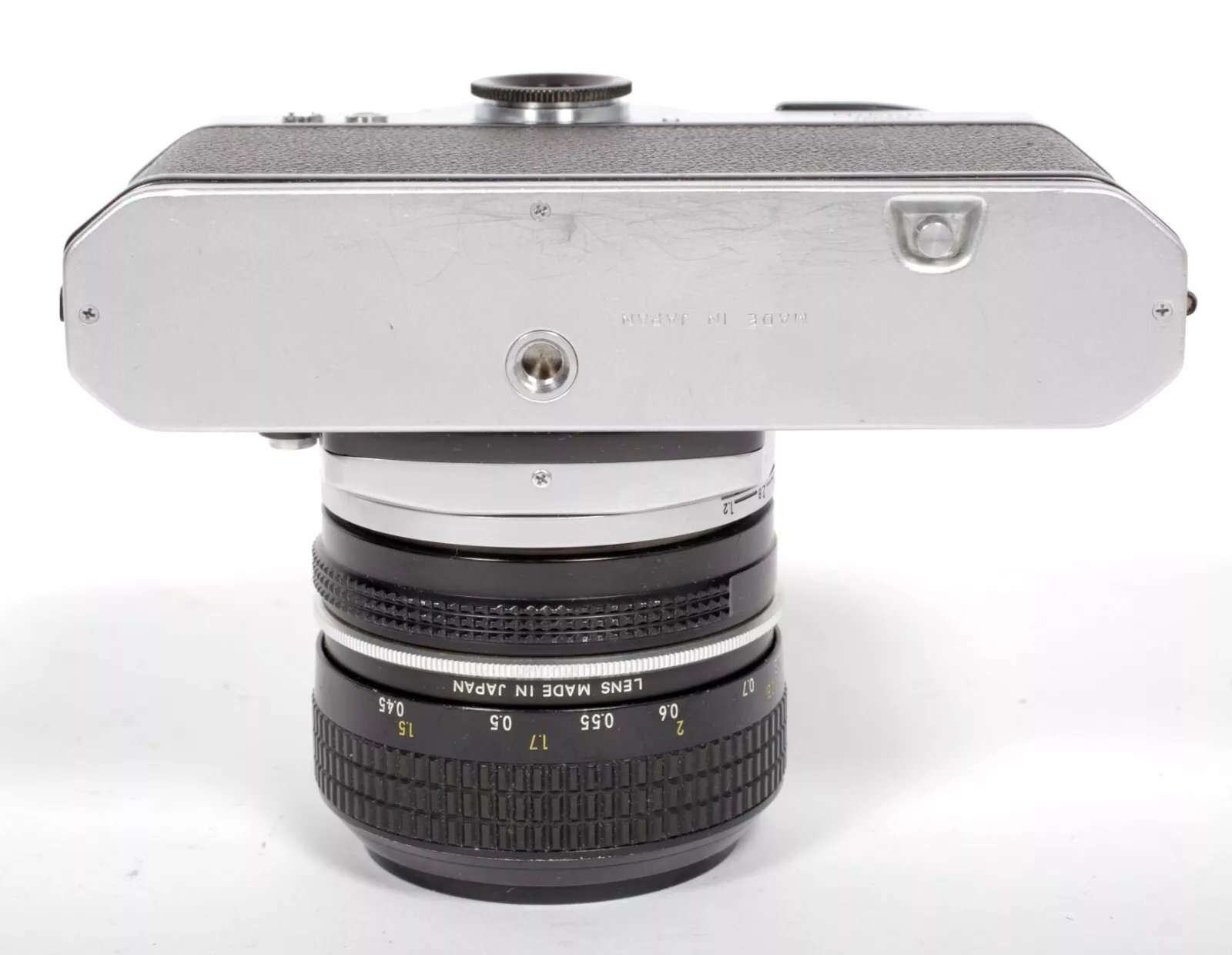 Nikon Nikkormat EL 35mm SLR film camera w/ 50mm F1.4 Nikkor